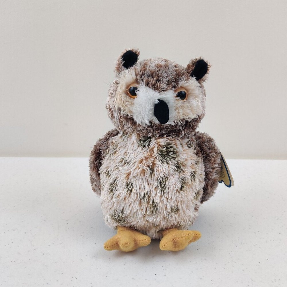 Aurora World Flopsie Osmond Owl Stuffed Animal Plush Toy Realistic